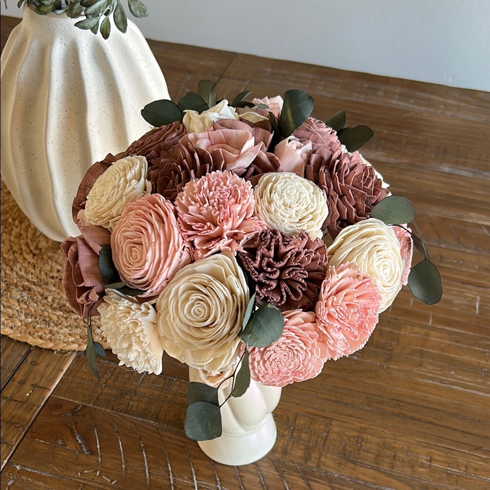 Sola Wood Floral Wedding Bouquet